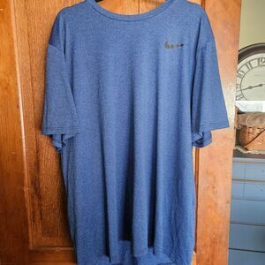 NEW Nike Men’s Blue Dri-FIT T-Shirt Size 2XL | Moisture-Wicking Athletic Tee
